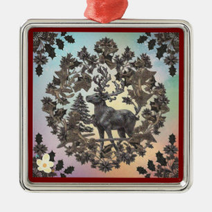 "Verzauberte Wälder" Ornament Aus Metall