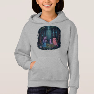 Verzauberte Waldgeister Magisches Cottagecore Hoodie