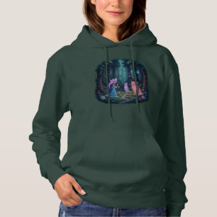 Verzauberte Waldgeister Magisches Cottagecore Hoodie