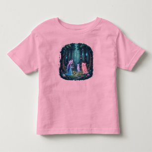 Verzauberte Waldgeister Magisches Cottagecore Kleinkind T-shirt