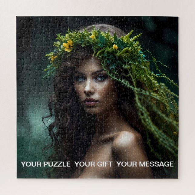 Verzauberte Waldmuse Puzzle (Vertikal)