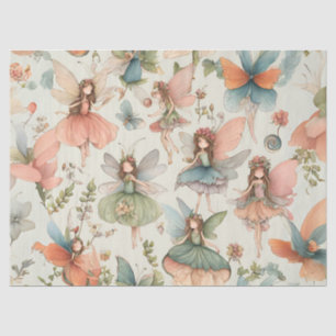 Verzauberte Whimsical Fairies Seidenpapier