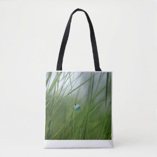 Verzauberte Wiese Blaue Schmetterling Leinwand-Tra
