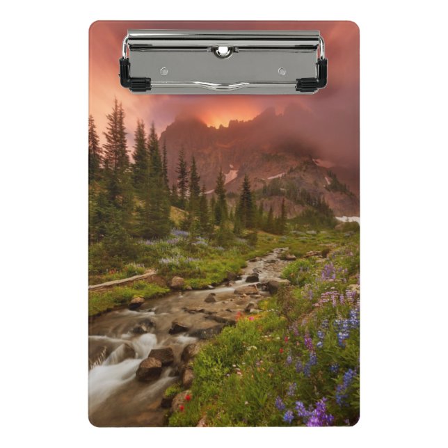 Verzauberte Wiesen Mini Klemmbrett (Vorderseite)