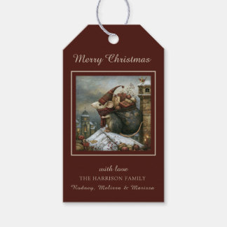 Verzauberte Wintermaus Geschenkanhänger
