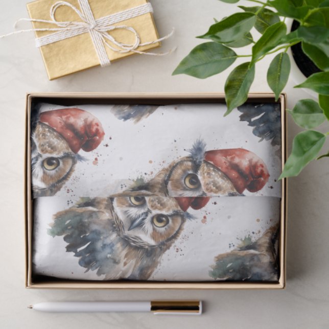 Verzauberte Winterschüssel, Brauch Seidenpapier (Geschenk)