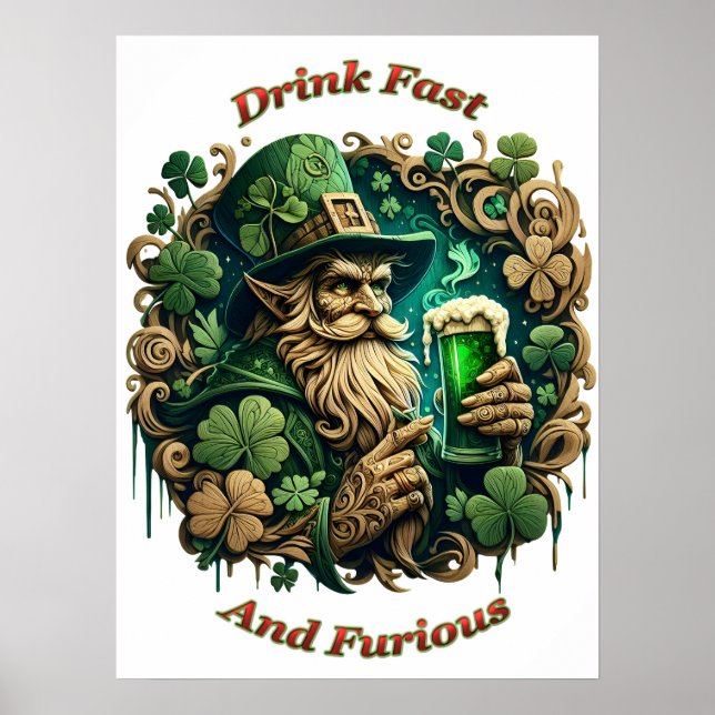 Verzauberter Abend mit Ale Ein Toast des Leprechau Poster (Vorne)