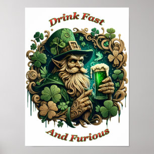 Verzauberter Abend von Ale A Leprechuns Toast 12x1 Poster