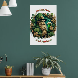 Verzauberter Abend von Ale A Leprechuns Toast 24x3 Poster