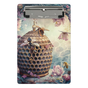 Verzauberter Bienen-Garten Fantasy (10) Mini Klemmbrett