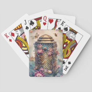 Verzauberter Bienen-Garten Fantasy (1) Spielkarten