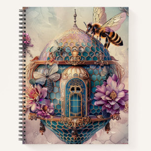 Verzauberter Bienengarten Fantasy (2) Notizbuch
