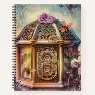 Verzauberter Bienengarten Fantasy (9) Notizbuch