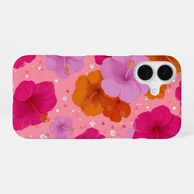 Verzauberter Blumenetui iPhone 16 Hülle (Rückseite (Horizontal))