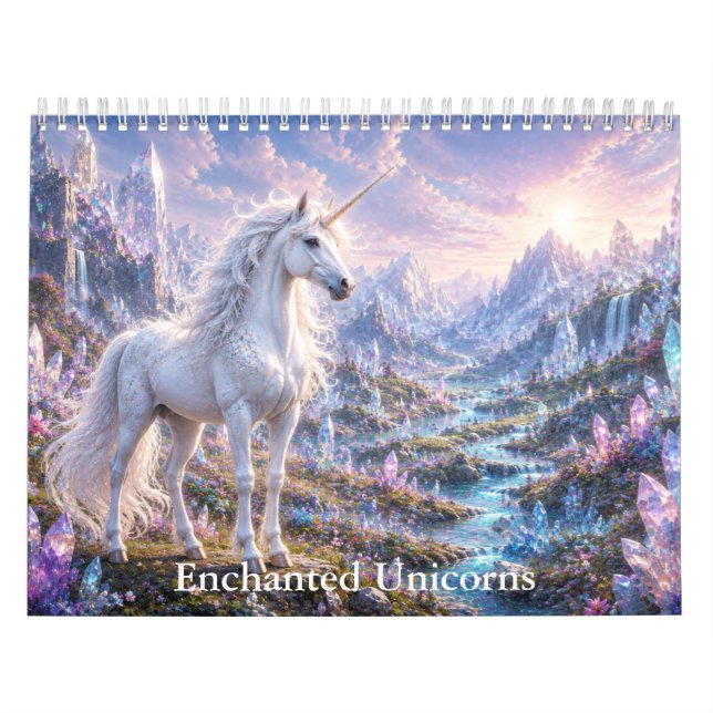 Verzauberter Einhörner Kalender  (Titelbild)