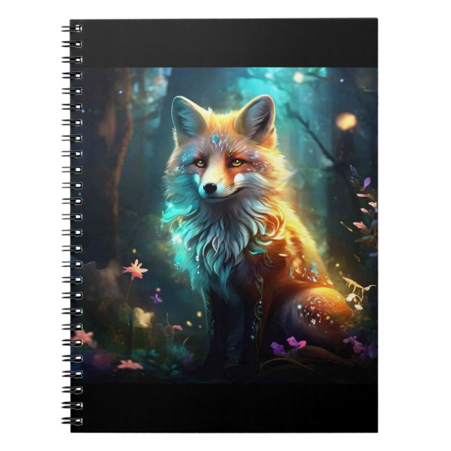 Verzauberter Fuchs Notizblock (Vorderseite)