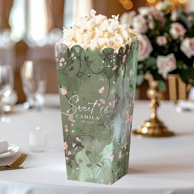 Verzauberter Garten Sweet 16 Muster Pink ID1163 Geschenkschachtel (Von Creator hochgeladen)