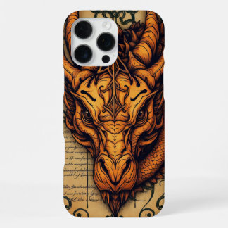 Verzauberter Goldener Drache Mythologisch iPhone 16 Pro Max Hülle