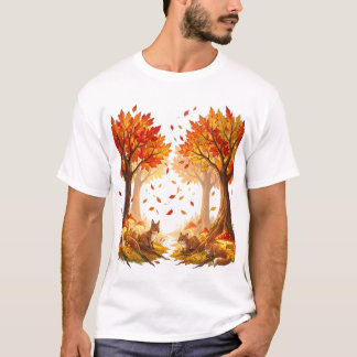 Verzauberter Herbstwald T-Shirt
