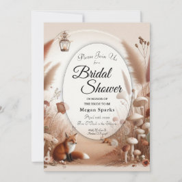 Verzauberter Herbstwaldbestand Einladung