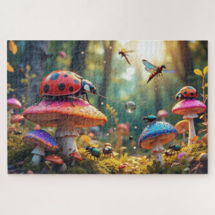 Verzauberter Insektenkarneval Puzzle