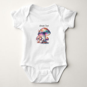 Verzauberter Märchengarten Pilz Baby Strampler