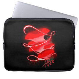 Verzauberter Oyster glühender Red Mushroom Laptopschutzhülle