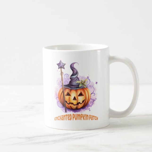 Verzauberter Pumpkin-Patch Kaffeetasse (Rechts)