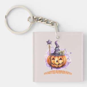 Verzauberter Pumpkin-Patch Schlüsselanhänger