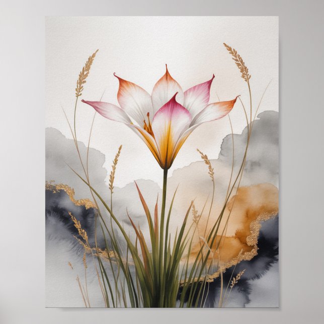 Verzauberter Streifen Poster (Vorne)