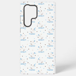 Verzauberter Swan Lake Fairy Tale Crowned Swan Samsung Galaxy Hülle