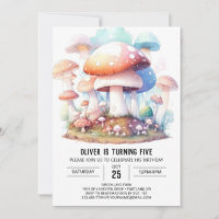 Verzauberter Toadstool Geburtstag