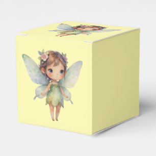 Verzauberter Wald Fee: pastellgrüner Sprite Geschenkschachtel