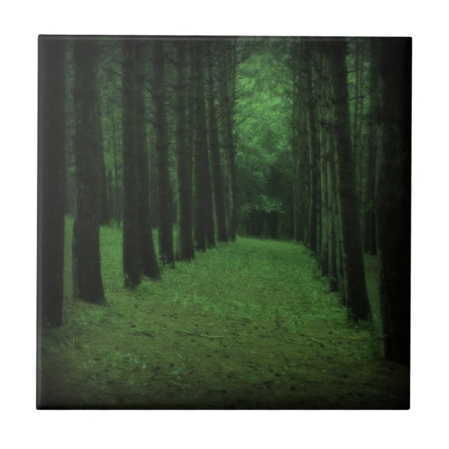 verzauberter Wald Fliese (Vorderseite)