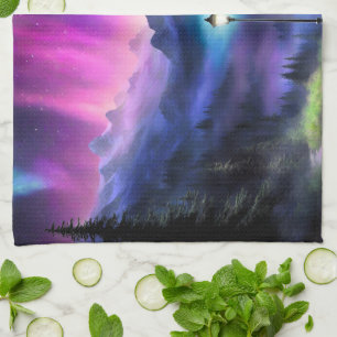 verzauberter Wald Geschirrtuch