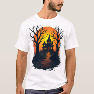 Verzauberter Wald � Gruseliger Halloween-Natur-Tee T-Shirt
