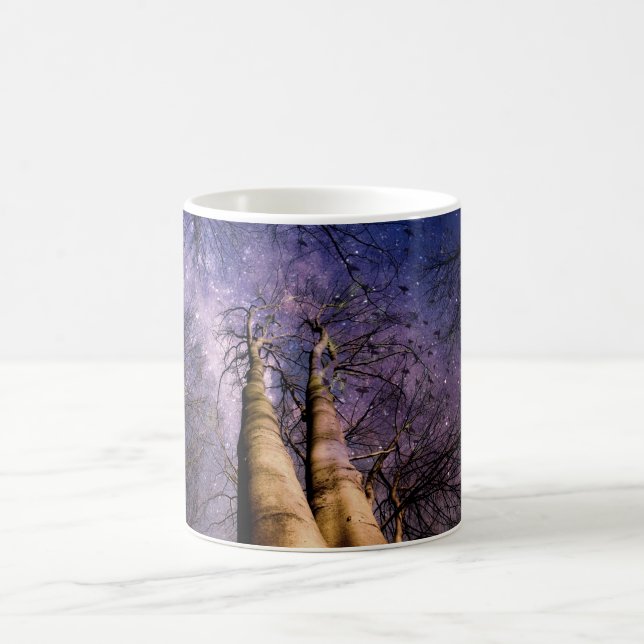 verzauberter Wald Kaffeetasse (Mittel)