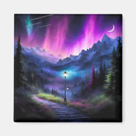 verzauberter Wald Magnet