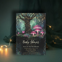 Verzauberter Wald Märchenhafter Baum Baby Shower Einladung