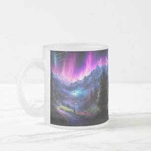 verzauberter Wald Mattglastasse