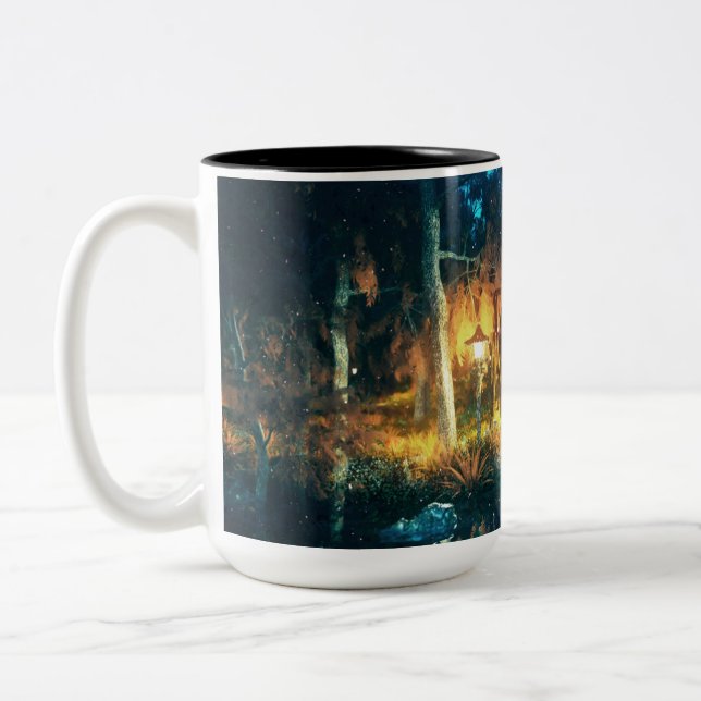Verzauberter Wald Nacht Tasse (Links)