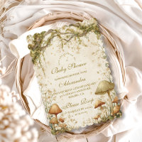 Verzauberter Wald Pilz Baby Shower
