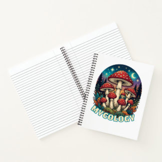 Verzauberter Wald Pilz Kunst Notizbuch