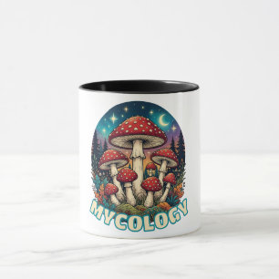 Verzauberter Wald Pilz Kunst Tasse