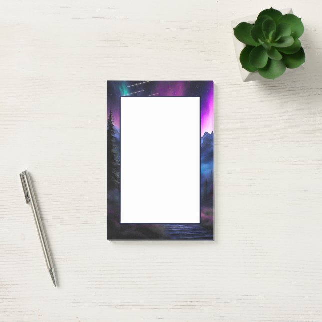 verzauberter Wald Post-it Klebezettel (Büro)