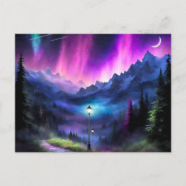 verzauberter Wald Postkarte