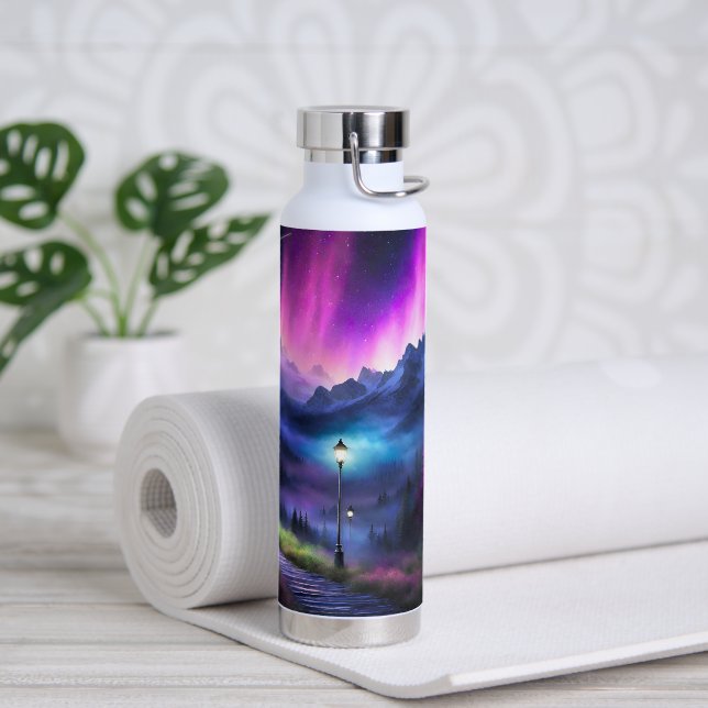 verzauberter Wald Trinkflasche (Yoga)