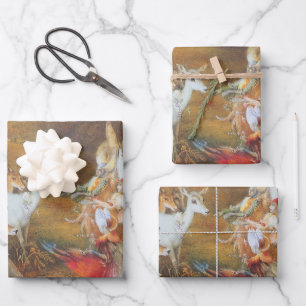 Verzauberter Wald von Künstler John Anster Fitzger Geschenkpapier Set
