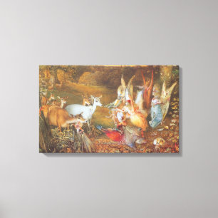 Verzauberter Wald von Künstler John Anster Fitzger Leinwanddruck