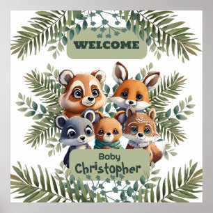 Verzauberter Wald Wunderland Poster